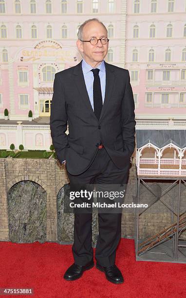 Actor Bob Balaban attends the "The Grand Budapest Hotel" New York Premiere at Alice Tully Hall on February 26, 2014 in New York City.