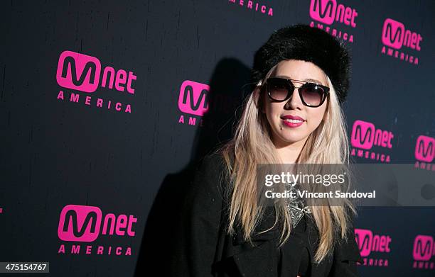 Music producer Tokimonsta attends Mnet America's "Alpha Girls" series premiere launch party at Greystone Manor Supperclub on February 26, 2014 in...