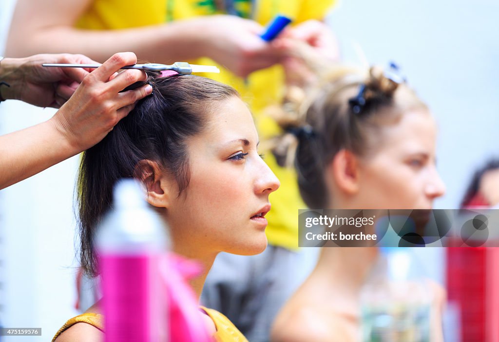 At The Hairdresser