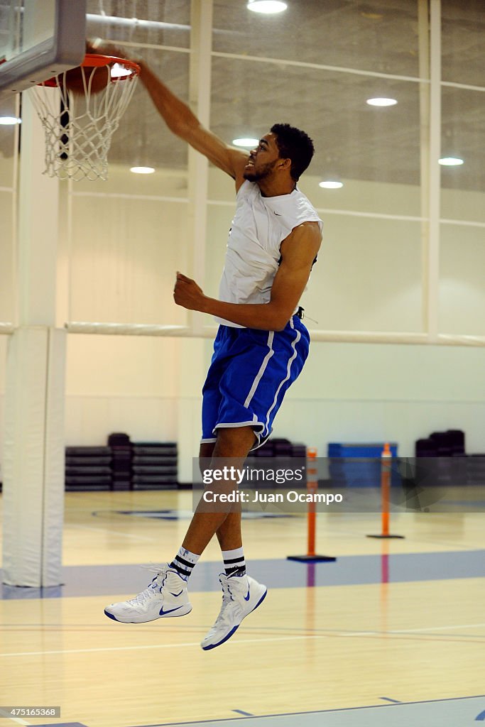 NBA Draft Prospects Workout 2015