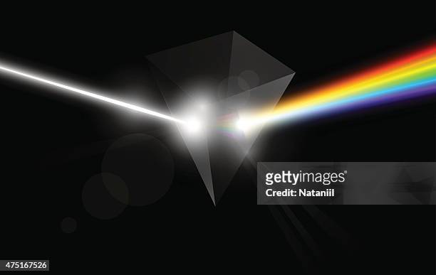 背景に分散プリズム - prism点のイラスト素材／クリップアート素材／マンガ素材／アイコン素材