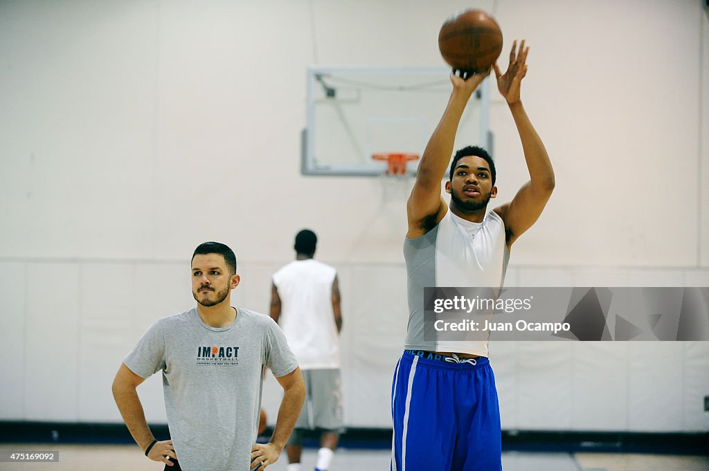 NBA Draft Prospects Workout 2015