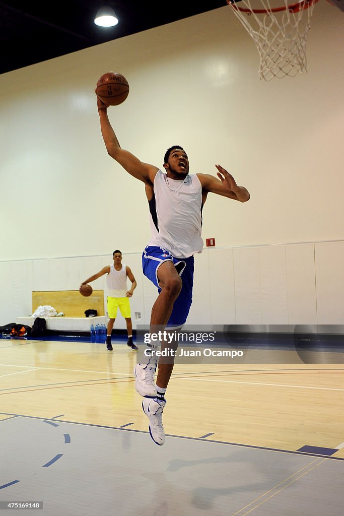 NBA Draft Prospects Workout 2015