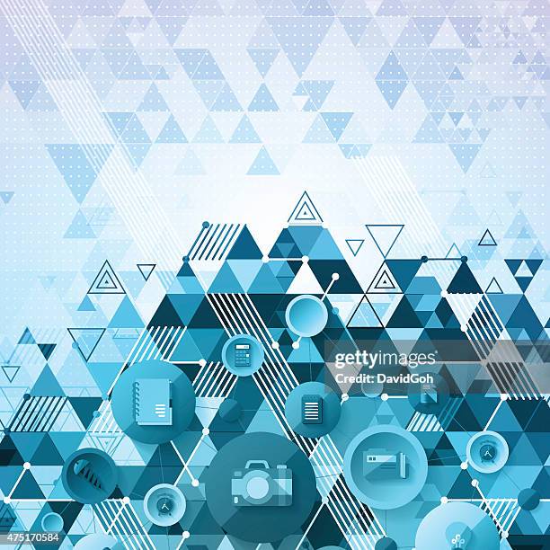Abstract Modern Background Triangular Shape 241 Abstract Wavy Triangle Network Background High Res Illustrations ...