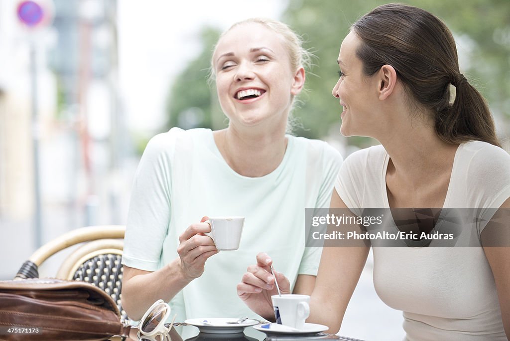 Friends having laugh together