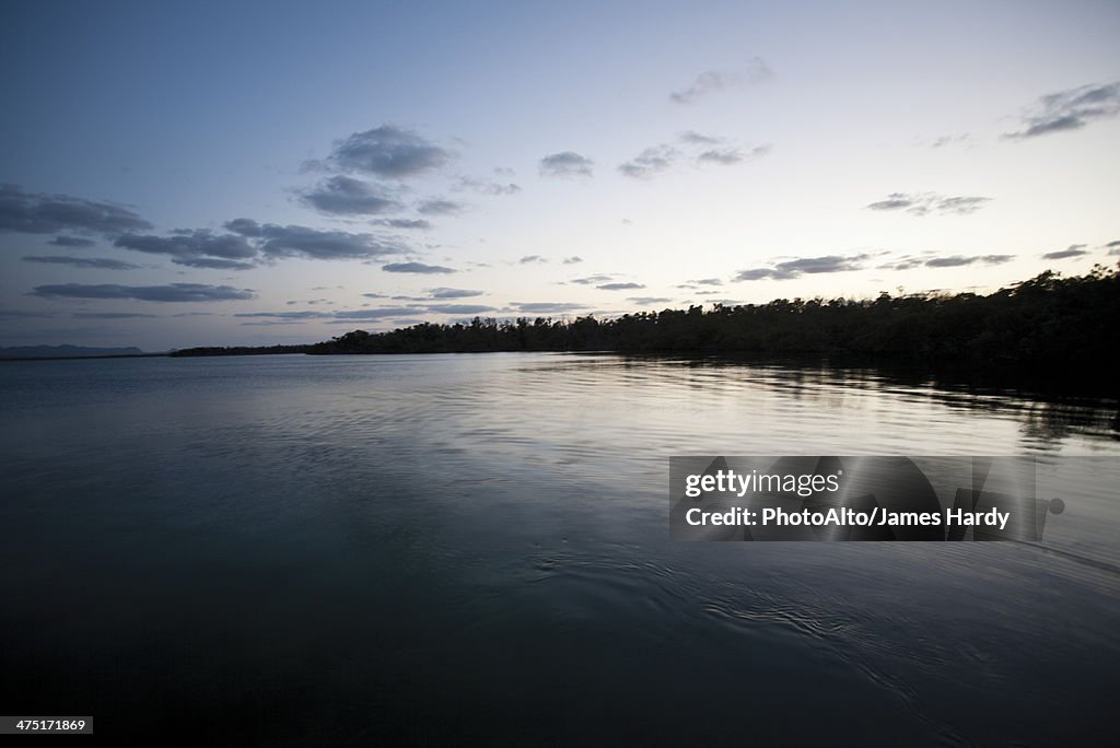 Twilight waterscape