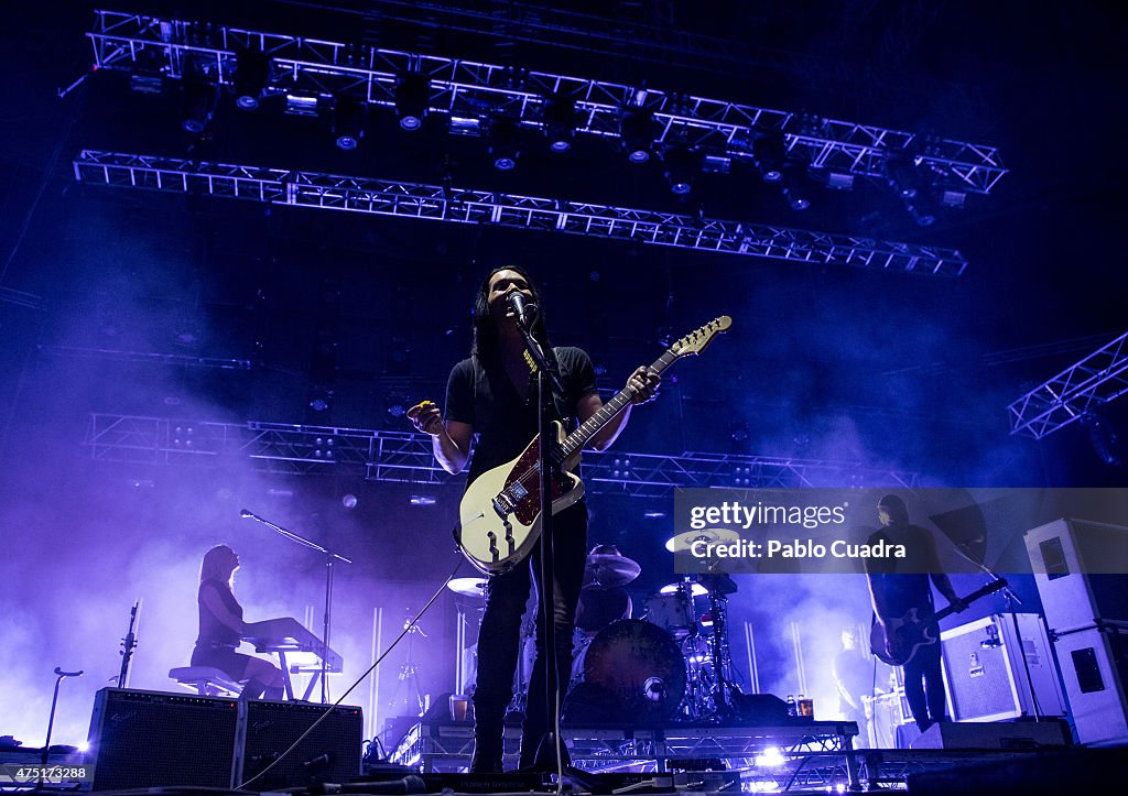 Placebo Perform in Concert in Madrid