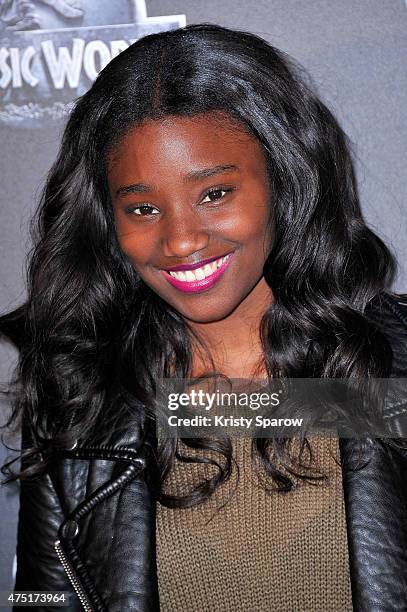 Karidja Toure attends the 'Jurassic World' Photocall at UGC Normandie on May 29, 2015 in Paris, France.