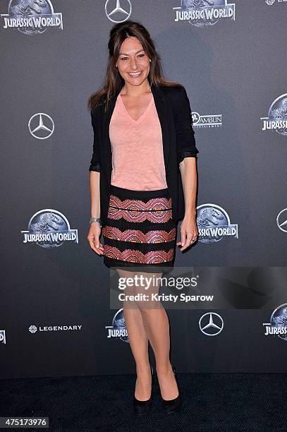 Shirley Bousquet attends the 'Jurassic World' Photocall at UGC Normandie on May 29, 2015 in Paris, France.