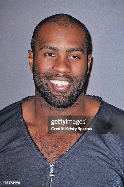 Teddy Riner attends the 'Jurassic World' Photocall at UGC Normandie on May 29, 2015 in Paris, France.