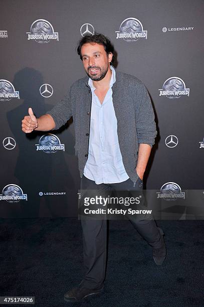 Bruno Salomone attends the 'Jurassic World' Photocall at UGC Normandie on May 29, 2015 in Paris, France.