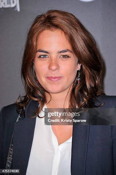 Anouchka Delon attends the 'Jurassic World' Photocall at UGC Normandie on May 29, 2015 in Paris, France.