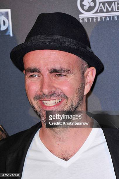 Julien Arruti attends the 'Jurassic World' Photocall at UGC Normandie on May 29, 2015 in Paris, France.