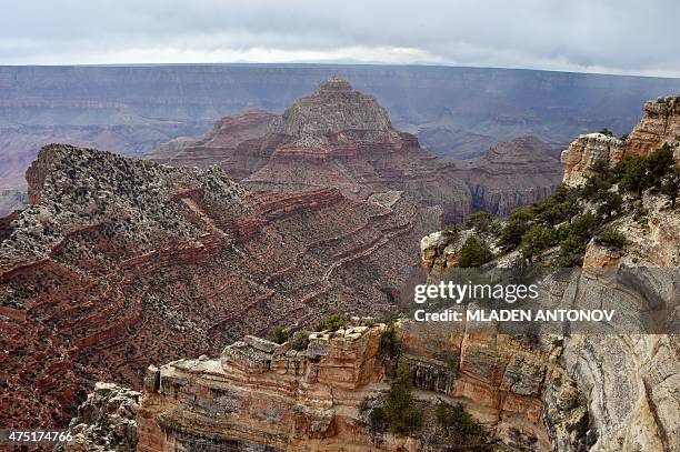 View from the North Rim of the Grand Canyon on May 2015. AFP PHOTO/MLADEN ANTONOV