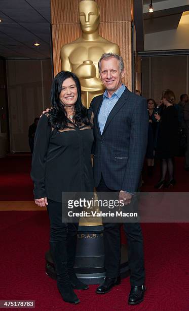 Barbara Kopple and Rob Epstein arrive T THE 86th Annual Academy Awards Oscar Week Celebrates Documentaries at AMPAS Samuel Goldwyn Theater on...