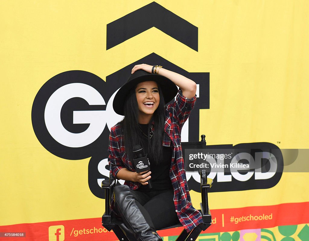 Becky G Joins Get Schooled To Recognize Compton High School Winners Of The Graduate For Mas Challenge