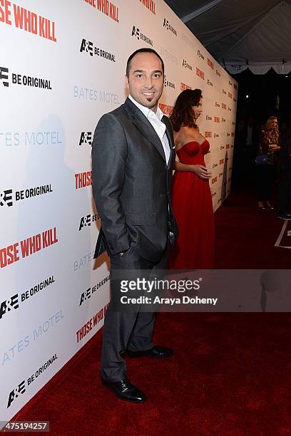 Cristiano De Masi attends A&E's 'Bates Motel' and 'Those Who Kill' Premiere Party at Warwick on February 26, 2014 in Hollywood, California.
