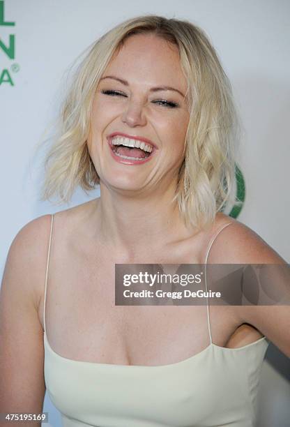 Actress Malin Akerman arrives at the Global Green USA's 11th Annual Pre-Oscar Party at Avalon on February 26, 2014 in Hollywood, California.