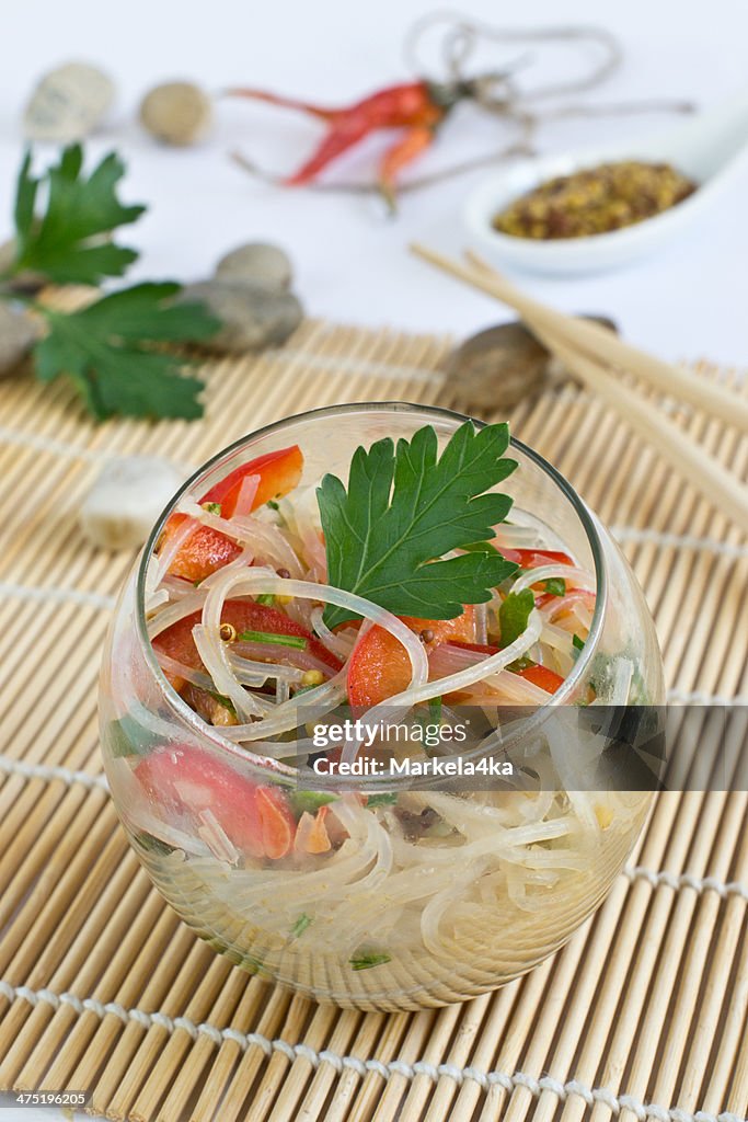 Chinese noodles salad