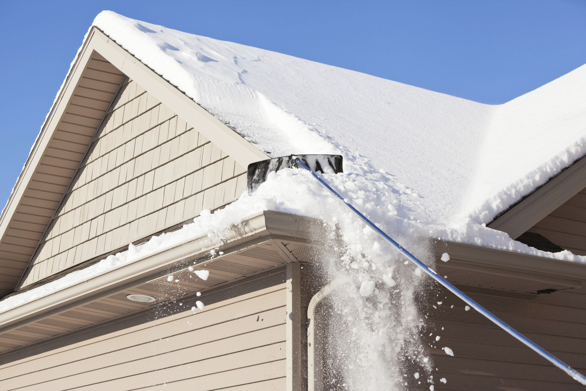 snowy roof