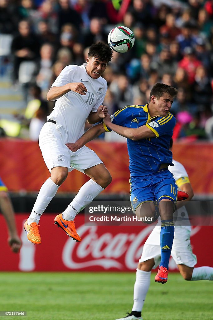 New Zealand v Ukraine: Group A - FIFA U-20 World Cup New Zealand 2015