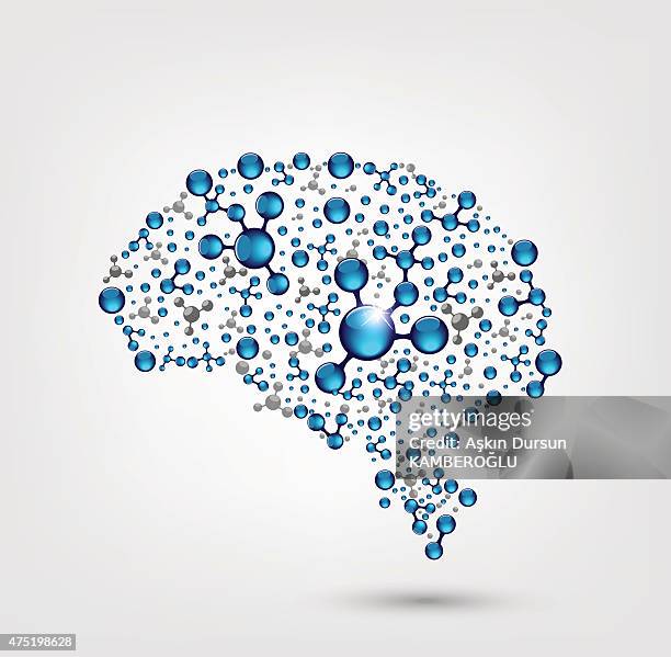 human brain - plug socket stock illustrations