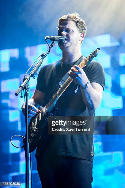 Joe Newman of alt-J performs on stage during the third day of Primavera Sound 2015 on May 29, 2015 in Barcelona, Spain.