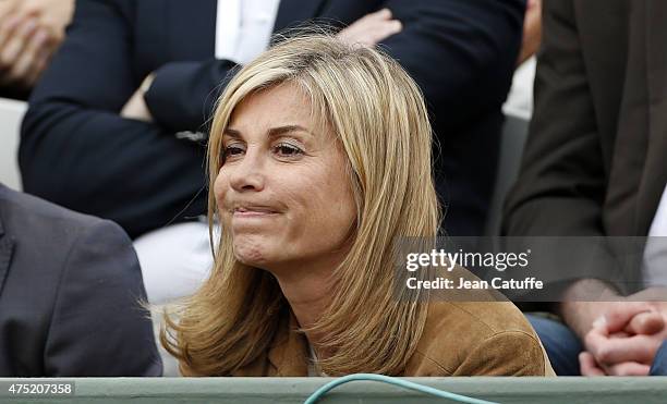 Michele Laroque attends day 6 of the French Open 2015 at Roland Garros stadium on May 29, 2015 in Paris, France.