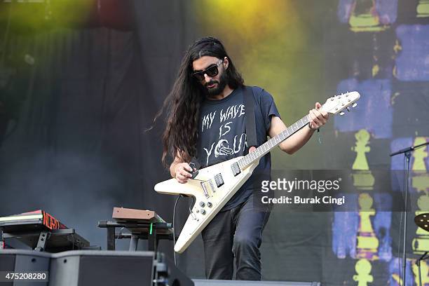 Amir Yaghmai of The Voidz performs at Primavera Sound Festival on May 29, 2015 in Barcelona, Spain.