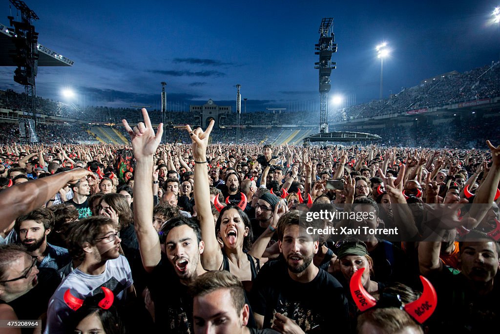 ACDC Perform in Concert in Barcelona