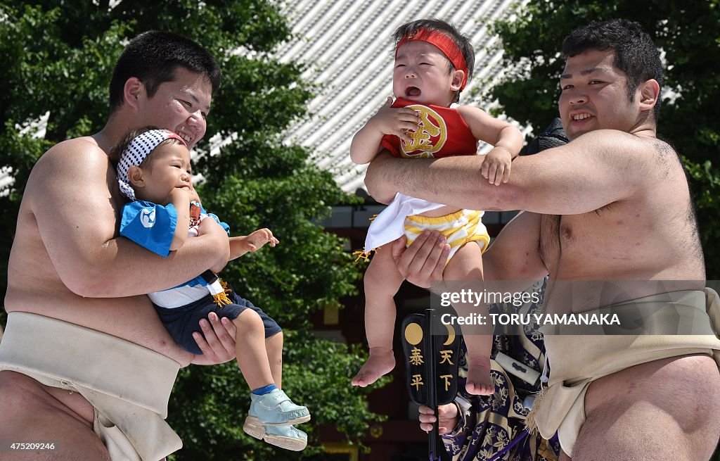 JAPAN-LIFESTYLE-BABY-SUMO