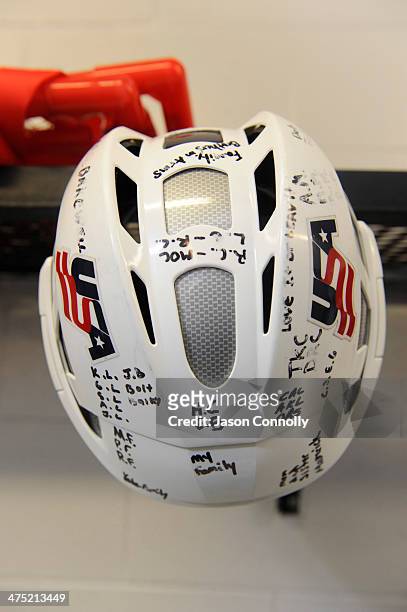 The U.S. Paralympic Sled Hockey Team has created and "Inspiration Helmet" that the team travels with. The team held it's second to last practice at...