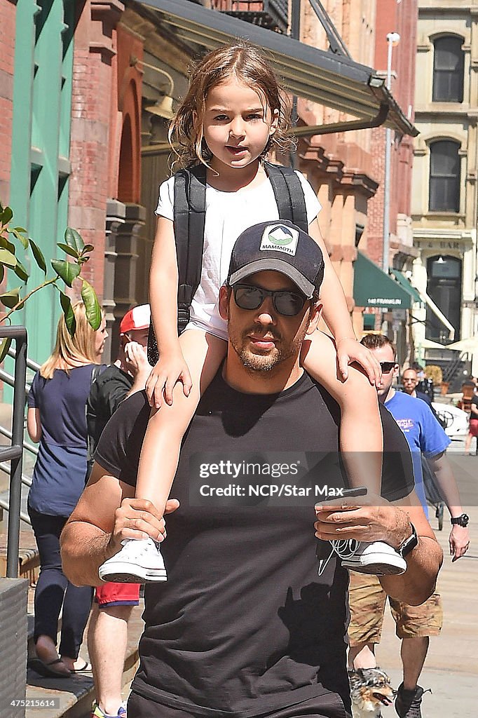 Celebrity Sightings In New York City - May 29, 2015