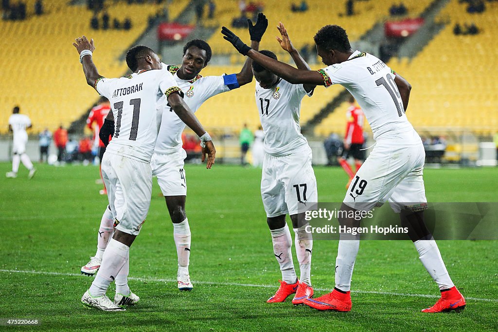 Ghana v Austria: Group B - FIFA U-20 World Cup New Zealand 2015