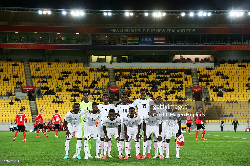Ghana v Austria: Group B - FIFA U-20 World Cup New Zealand 2015
