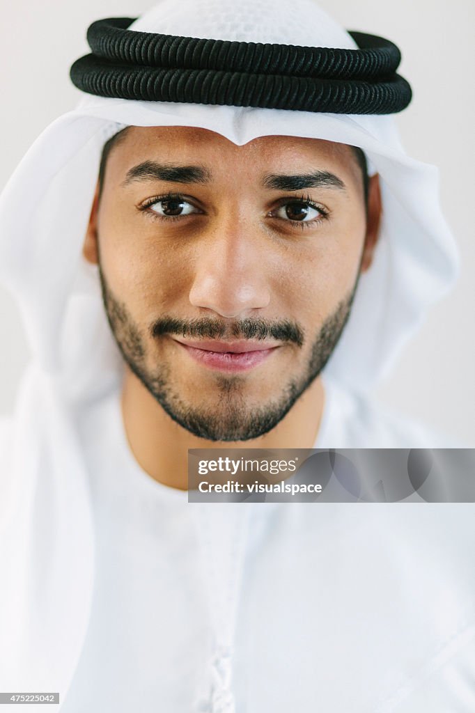 Portrait of Middle Eastern Man