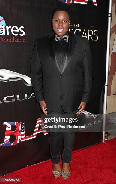 Actor Alex Newell attends the 7th Annual Toscars Awards Show at the Egyptian Theatre on February 26, 2014 in Hollywood, California.