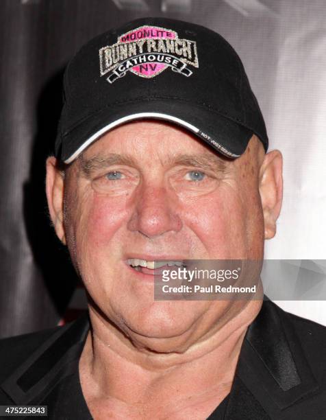Bunny Ranch owner Dennis Hof attends the 7th Annual Toscars Awards Show at the Egyptian Theatre on February 26, 2014 in Hollywood, California.