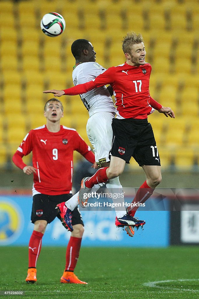 Ghana v Austria: Group B - FIFA U-20 World Cup New Zealand 2015