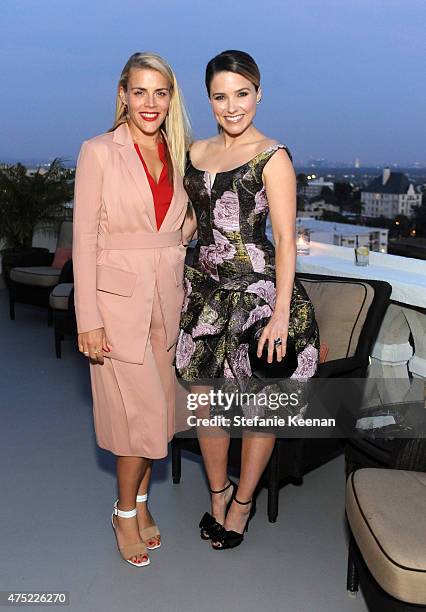 Actresses Busy Philipps and Sophia Bush attend a dinner to celebrate Glamour's June Success Issue, hosted by Glamour Editor-in-Chief Cindi Leive &...