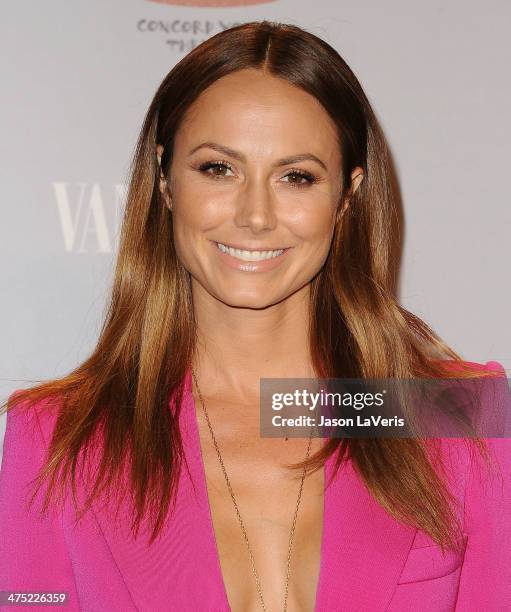 Stacy Keibler attends the Vanity Fair Campaign Young Hollywood party at No Vacancy on February 25, 2014 in Los Angeles, California.