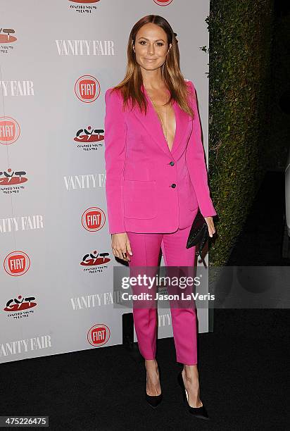 Stacy Keibler attends the Vanity Fair Campaign Young Hollywood party at No Vacancy on February 25, 2014 in Los Angeles, California.