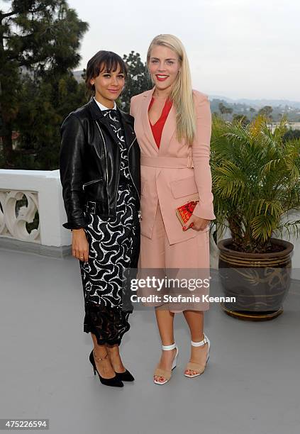 Actresses Rashida Jones and Busy Philipps attend a dinner to celebrate Glamour's June Success Issue, hosted by Glamour Editor-in-Chief Cindi Leive &...