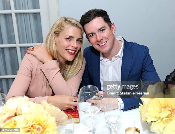 Actress Busy Philipps and Art of Elysium's Alex Martinetti attend a dinner to celebrate Glamour's June Success Issue, hosted by Glamour...