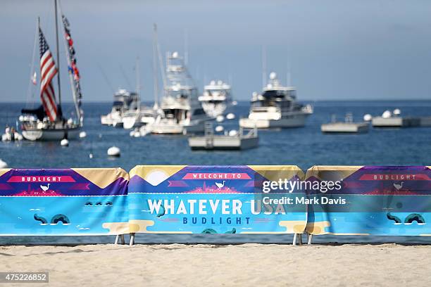 Bud Light transformed Catalina Island into Whatever, USA on May 29, 2015 in Catalina Island, California. Bud Light invited 1,000 consumers to...