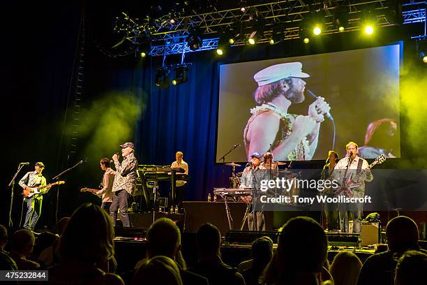 Beach Boys performs at Barclaycard Arena on May 29, 2015 in Birmingham, England.