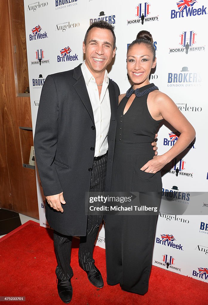 Actor Adrian Paul and Alexandra Tonelli attend the BritWeek Oscar... News Photo Getty Images