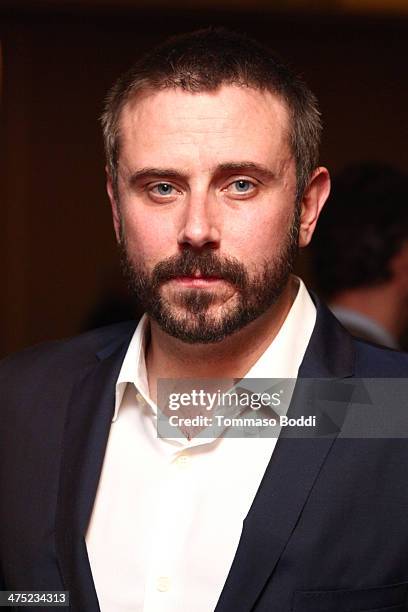 Nominee Jeremy Scahill attends the 86th Annual Academy Awards Documentaries held at the AMPAS Samuel Goldwyn Theater on February 26, 2014 in Beverly...