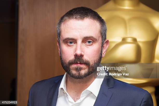 Journalist Jeremy Scahill attends as the 86th Annual Academy Awards Oscar Week Celebrates Documentaries at AMPAS Samuel Goldwyn Theater on February...