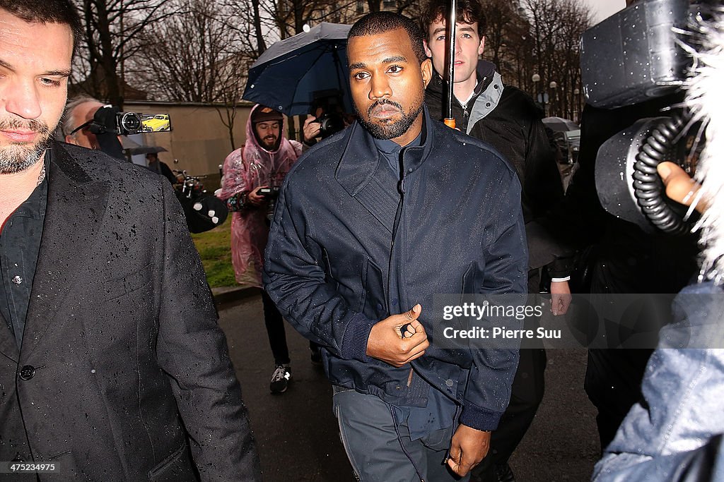 Celebrity Sighting At Paris Fashion Week - February 27 - Womenswear Fall/Winter 2014-2015